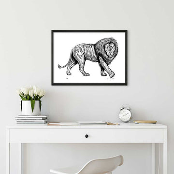 Lion Forever (Giclee Canvas Print)
