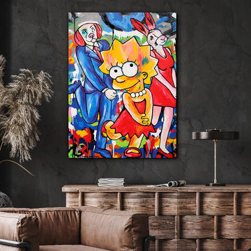 Having Fun with Lisa (Original Painting)