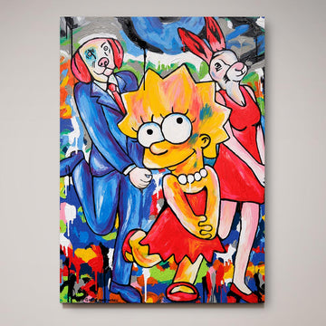 Having Fun with Lisa (Original Painting)