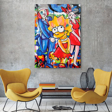 Having Fun with Lisa (Original Painting)