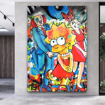 Lisa Was Their Bestie (Original Painting)