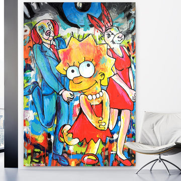 Lisa Was Their Bestie (Original Painting)