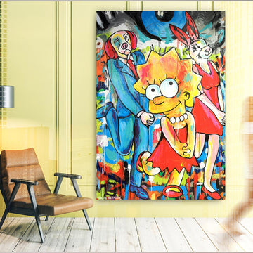 Lisa Was Their Bestie (Original Painting)