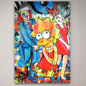 Lisa Was Their Bestie (Original Painting)