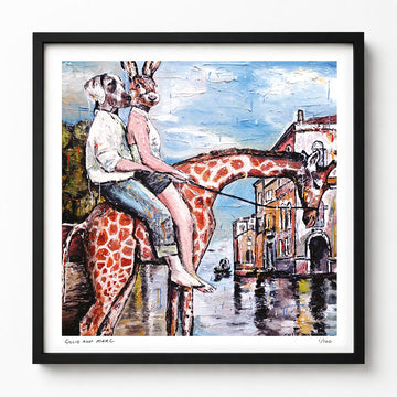 Living the High Life with Their New Friend Allowed Them to See Places They Never Imagined, Even if It Did Get Sore Bottoms... (Print)