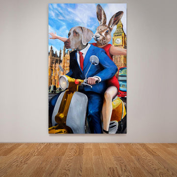 London Was Calling and They Answered (Original Painting)