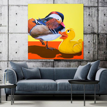 Love duck (Original Painting)