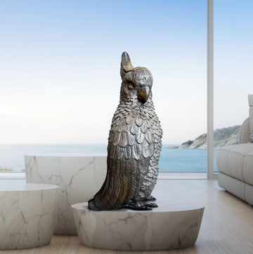 Love You Cockatoo (Bronze Sculpture, Mid-Size)