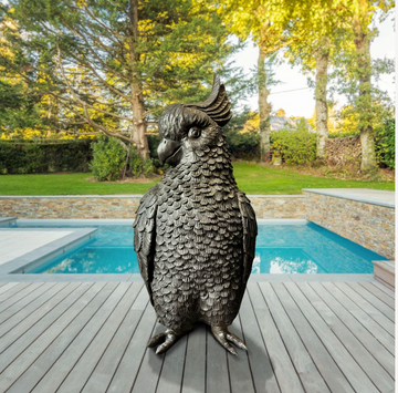 Love You Cockatoo (Bronze Sculpture, Mid-Size)