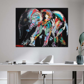 Luna, the Vanishing African Elephant (Original Painting)