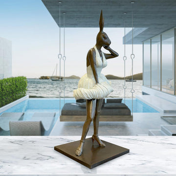 Legendary Marilyn Rabbitwoman (Bronze Sculpture)