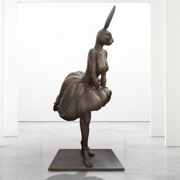 Marilyn Rabbitwoman is Glowing (Bronze Sculpture)