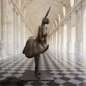 Marilyn Rabbitwoman is Glowing (Bronze Sculpture)