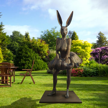 Marilyn Rabbitwoman is Glowing (Bronze Sculpture)