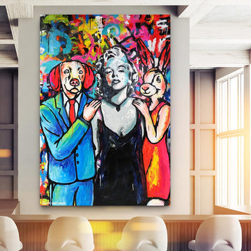 Marilyn Was Their Idol (Original Painting)
