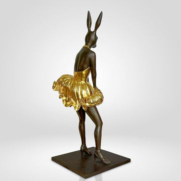 Marilyn Rabbitwoman Was a Star (Bronze Sculpture)