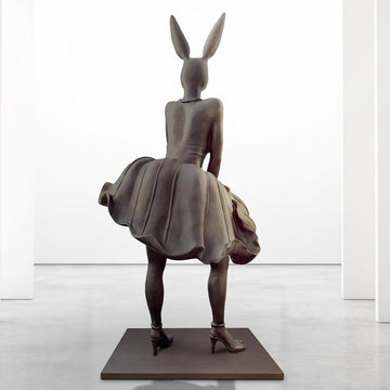 Marilyn Rabbitwoman is Glowing (Bronze Sculpture)