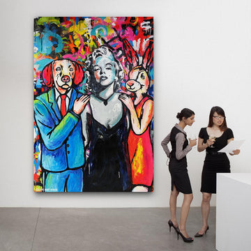 Marilyn Was Their Idol (Original Painting)