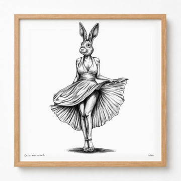 A Study for Marilyn Rabbitwoman (Print)