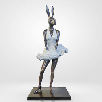 Marilyn Rabbitwoman is Beautiful (Bronze Sculpture)