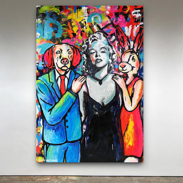 Marilyn Was Their Idol (Original Painting)