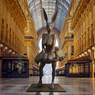 Marilyn Rabbitwoman is Glowing (Bronze Sculpture)