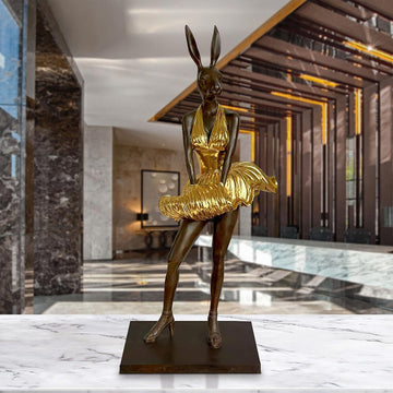Marilyn Rabbitwoman Was a Star (Bronze Sculpture)