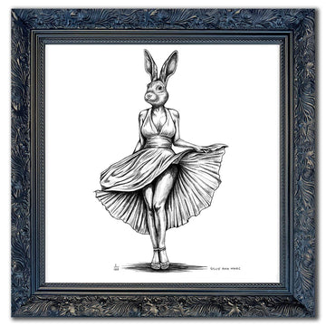 A Study for Marilyn Rabbitwoman (Giclee Canvas Print)