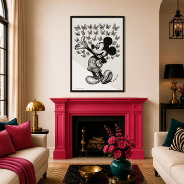 Mickey Is Here (Print)