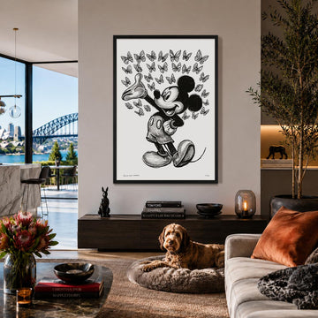 Mickey Is Here (Print)