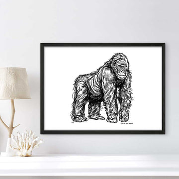 Mountain Gorilla Forever (Giclee Canvas Print)