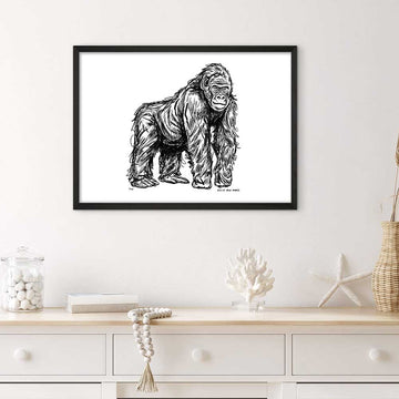 Mountain Gorilla Forever (Giclee Canvas Print)