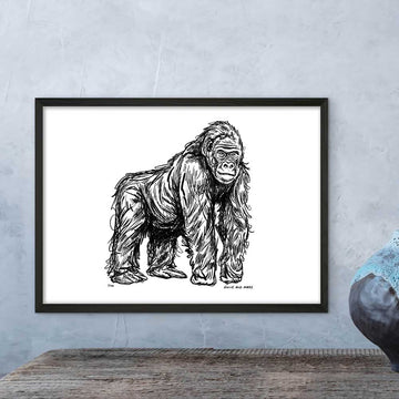 Mountain Gorilla Forever (Giclee Canvas Print)