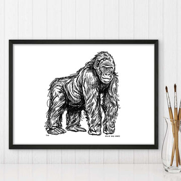 Mountain Gorilla Forever (Giclee Canvas Print)