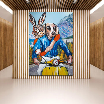 The Mountains Are Calling (Original Painting)