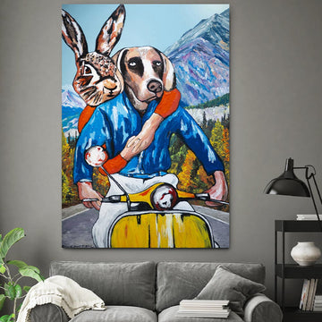 The Mountains Are Calling (Original Painting)