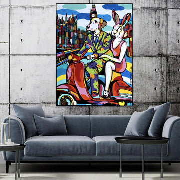 They Were Always on the Move (Original Painting)