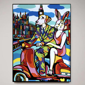 They Were Always on the Move (Original Painting)