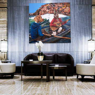 They Would Make Music Together (Original Painting)