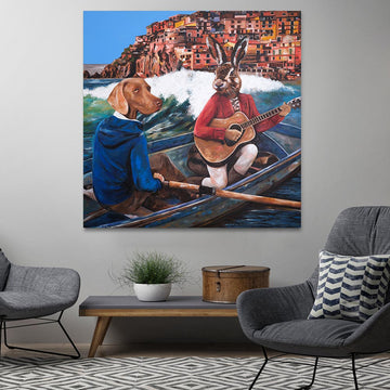 They Would Make Music Together (Original Painting)