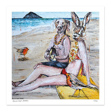 He Sang, "Why Do Birds Suddenly Appear When You Are Near" (Print)
