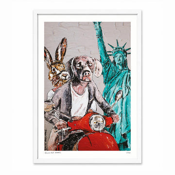 They Always Ride Together in New York (Print)