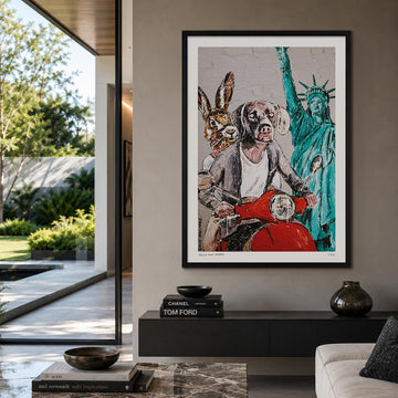 They Always Ride Together in New York (Print)