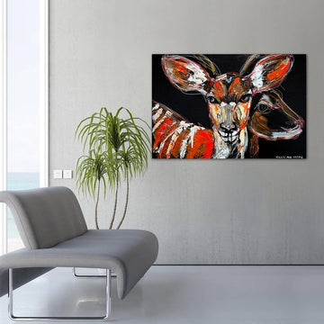 Nia, the Disappearing Nyala Deer (Original Painting)