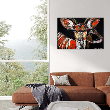Nia, the Disappearing Nyala Deer (Original Painting)