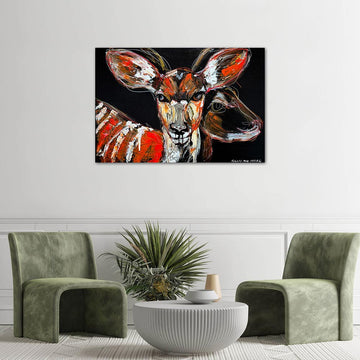 Nia, the Disappearing Nyala Deer (Original Painting)