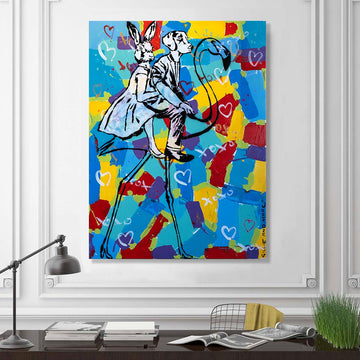 They Knew They Were Not Your Normal Couple (Original Painting)