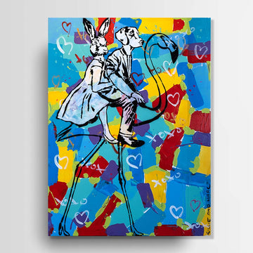 They Knew They Were Not Your Normal Couple (Original Painting)