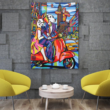 New York Lovers Forever (Original Painting)