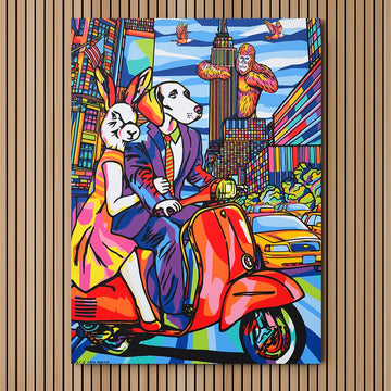 New York Lovers Forever (Original Painting)